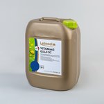 Golden canister with green lid and VITAMaxS GOLD SC label in front of white background.
