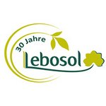 Logo Lebosol mit hellgrünem Schwung und 30 Jahre