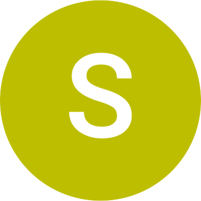 Hellgrüner Kreis mit dem periodischen Zeichen S für Schwefel