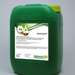 Grüner Kanister von Lebosol® mit veraltetem Aminosol® Etikett