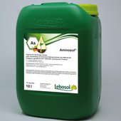 Grüner Kanister von Lebosol® mit veraltetem Aminosol® Etikett