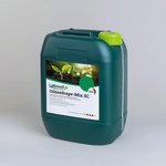 Picture of a darkgreen canister with a lightgreen lid and the label of our product Lebosol®-RapsMix SC