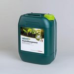 Picture of a darkgreen canister with a lightgreen lid and the label of our product Lebosol®-HeptaMangan