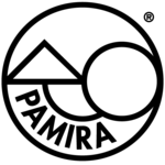 Rundes Logo von PAMIRA eine Marke des IVA